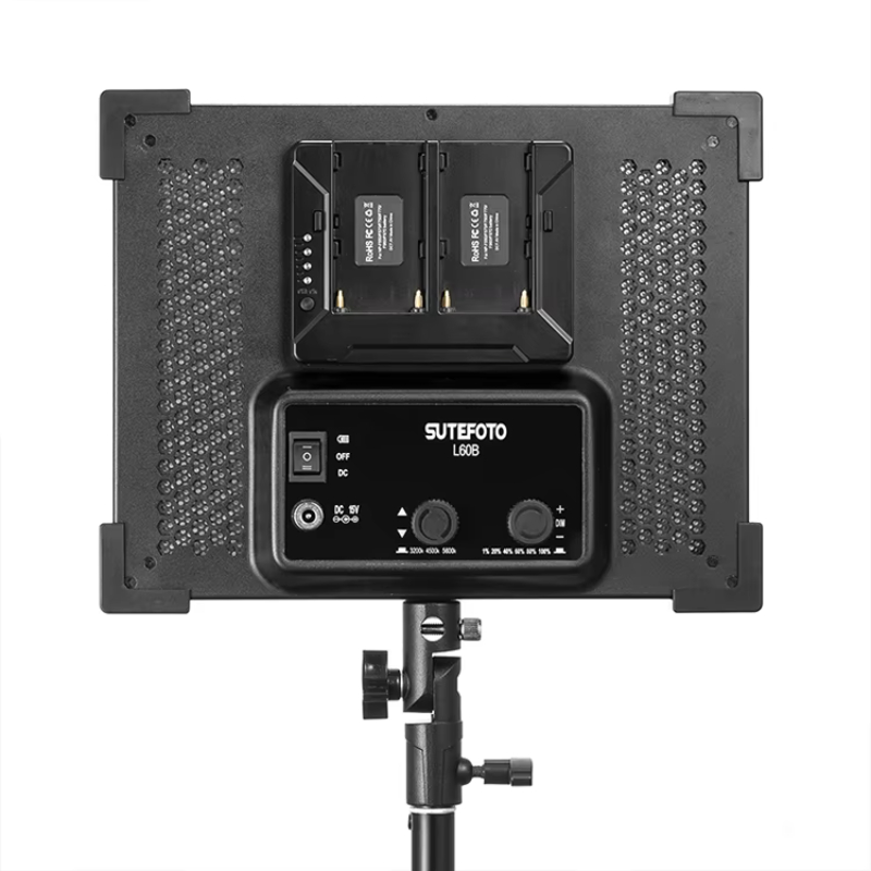 Sutefoto App Controlled 2800K-10000K Led Video Light Panel Light For Studio Outdoor Portrait Photography