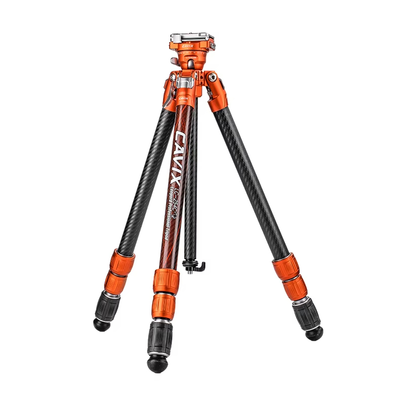 Hot high quality camera tripod LC254 aluminum tripod professional carbon fiber tripod for hunting