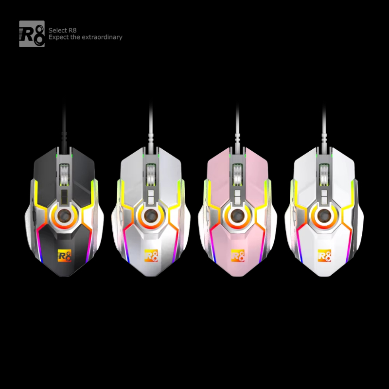 China gaming mouse suppliers gamer wired led light professional gaming mouse usb wired 6d mouse