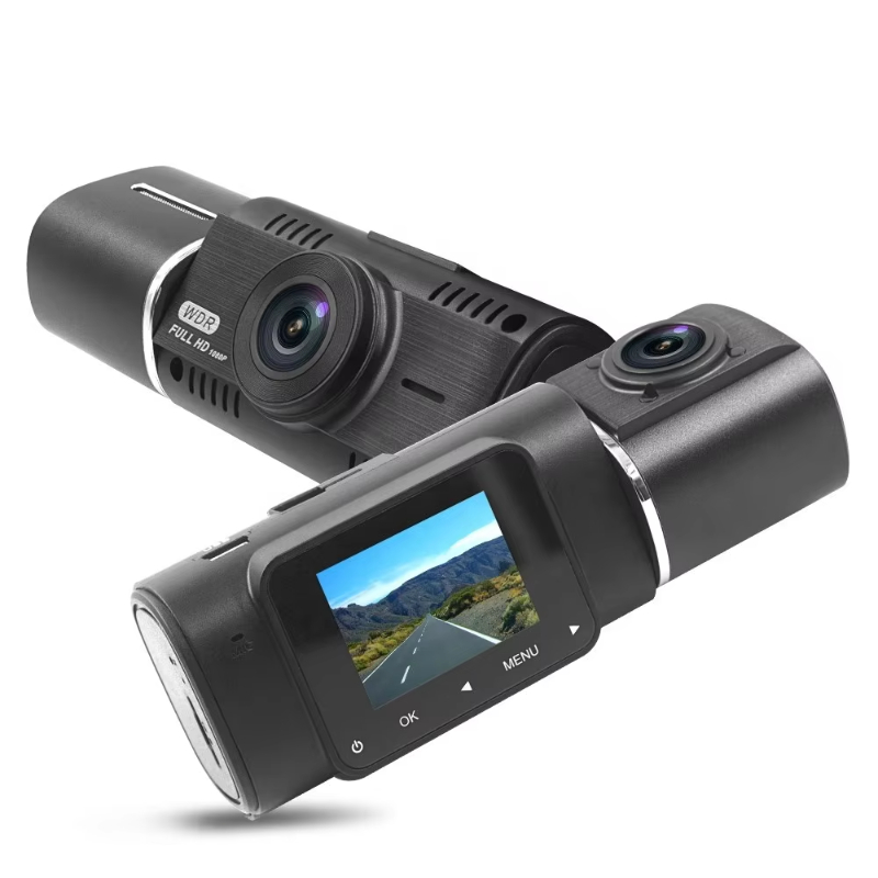 New 1.5'' GPS Dash Cam Full HD 1080P Video Recorder front and inside Dual Lens Car Camera Car Recorder Camera