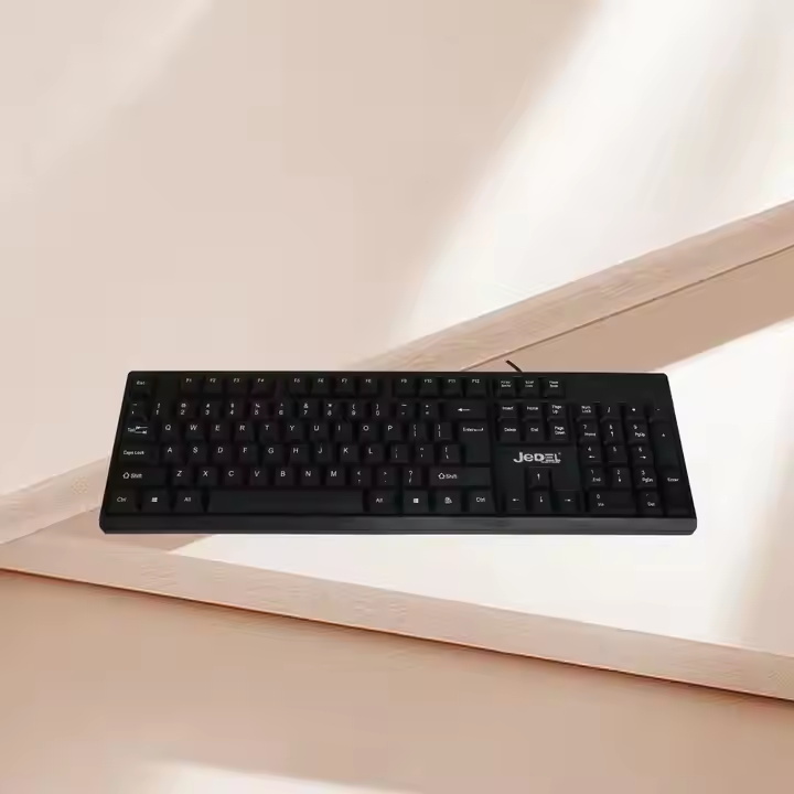 Wired Keyboard Full-Size Usb Computer Keyboard With Suitable For Home And Office, Compatible With Desktops And Laptops