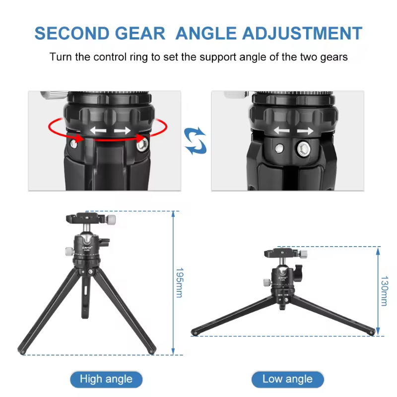 High quality Selling Professional Travel Shooting Retractable portable carbon fiber hunting tripod greater for camera