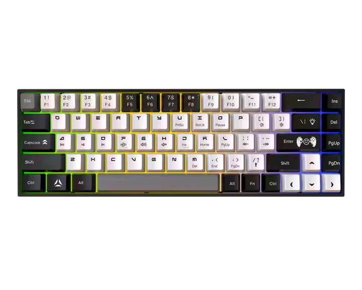 Portable Spanish 60% Gaming Mechanical Keyboard Backlit 97 1004 Keys Hot Swappable switch ABS keycap Wired mechan keyboard
