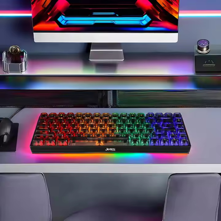 Blue Axis Gaming Computer Mechanical Keyboard Cross Border Exclusive 61 Key Mechanical Keyboard Computer E-Sports Keyboard