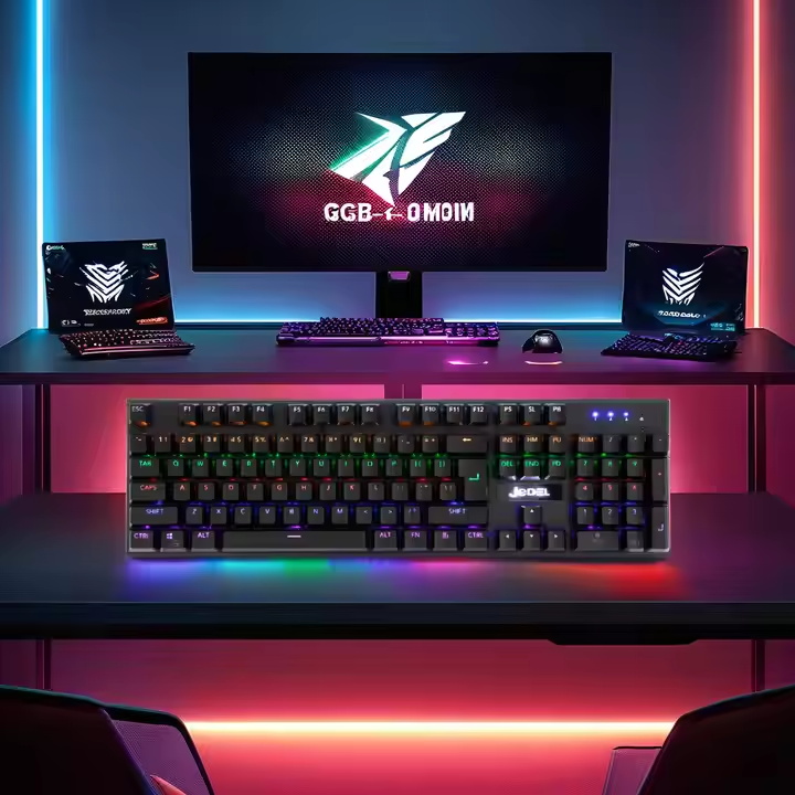 Red/Blue Switch Gamer Professional Mechan Keyboard 86 Keys RGB Backlit Custom Keyboard Gaming Mechanical Rgb Keyboard