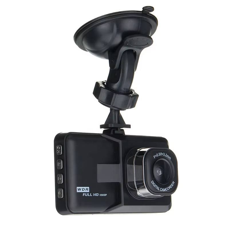Yikoo OEM Dash Cam 3 inch Screen Plastic Dual cams Car Video Recorder 140 Degree Wide -angle Car Camera