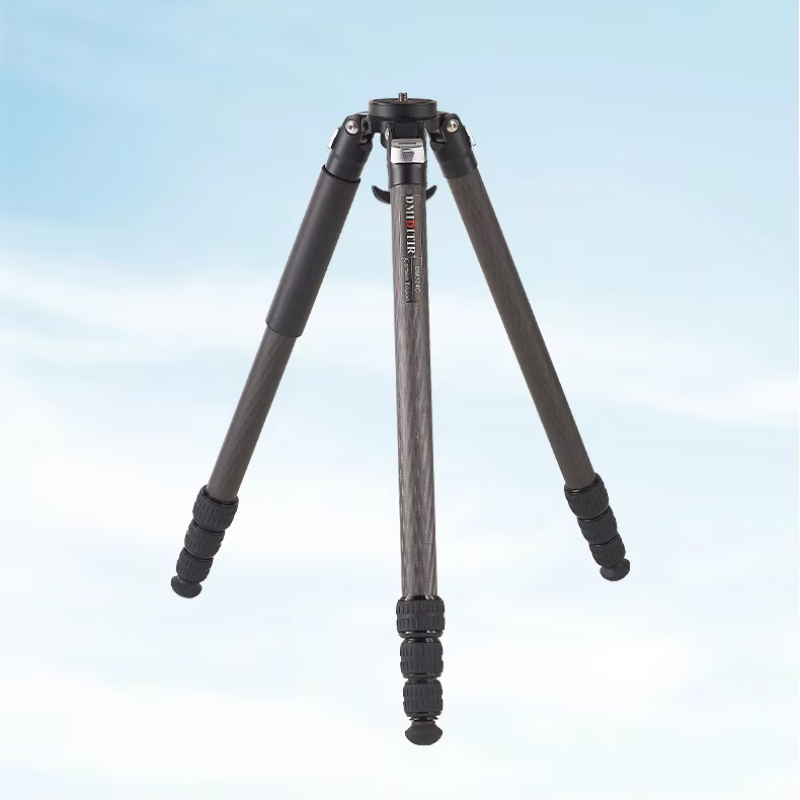 Professional Carbon Fiber Camera Shooting Tripod for Hunting Flexible Four-section Tripod Carbon Fiber Stand DMIDITIR DM324C