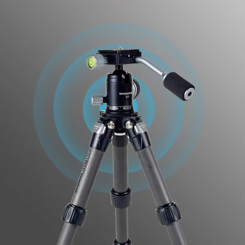 New Trend lightweight mini tripod with ball head Carbon Fiber Foot Tube hunting Projector Phone Tripod Camera Stand for web