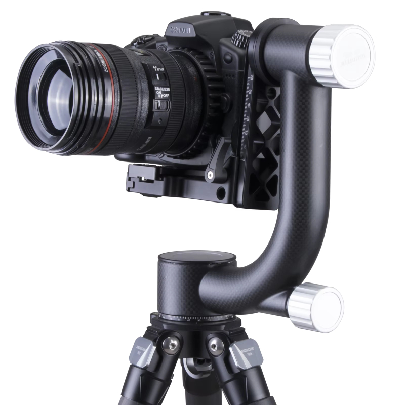 Factory Direct Supply Carbon Fiber Gimbal Head Professional Lightweight And Portable Gimbal Head Stabilizer