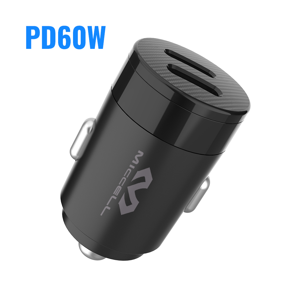 Fast charging usb car charger cigarette lighter PD 65W car charger fast charging for Samsung