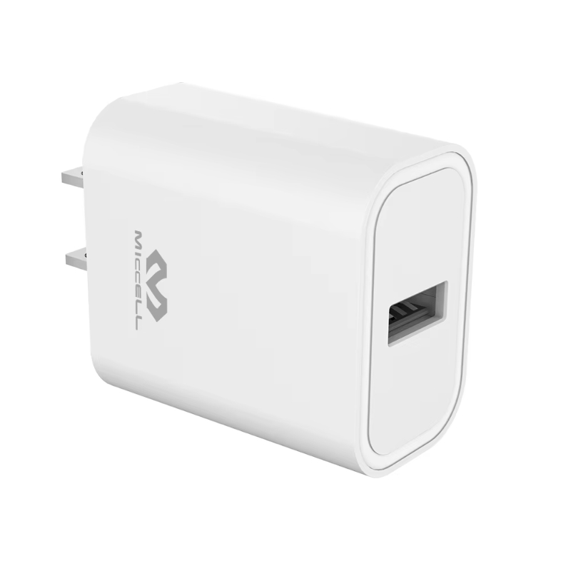 MICCELL 5v 2.1A phone accessories wall charger single port 2.1a travel wall charger 1 port mobile usb charger with package