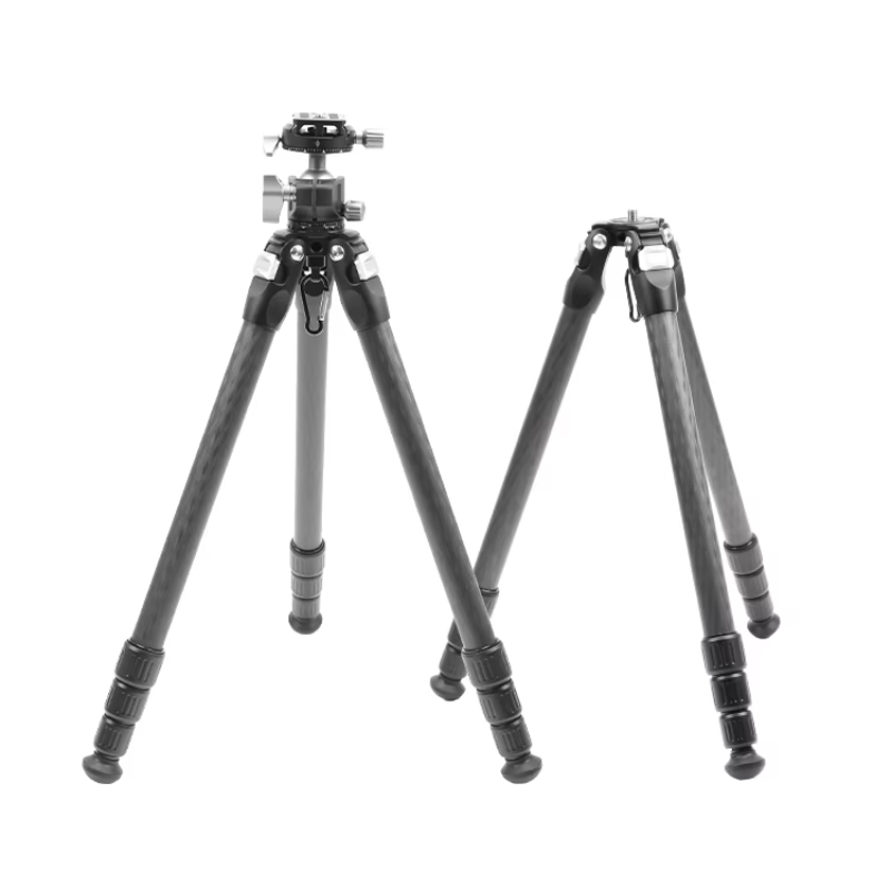 DM425C+LH30 Carbon Fiber Aluminum Alloy extendable Low Price Professional camera travel tripod