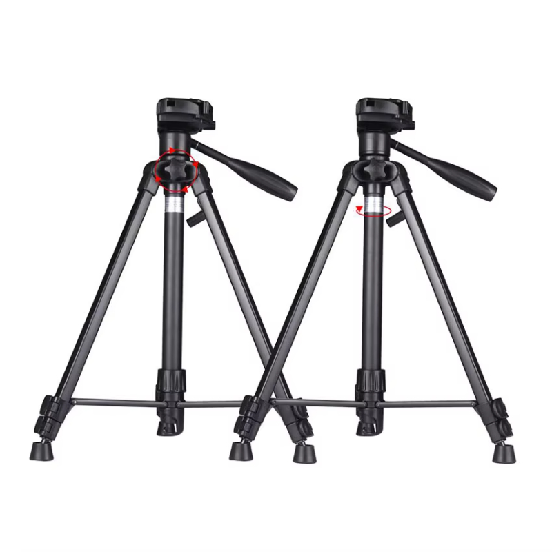 Flexible aluminum tripod adjustable mini Video Dslr Camera Photography Video Stand Tripod for projector GT-358FS