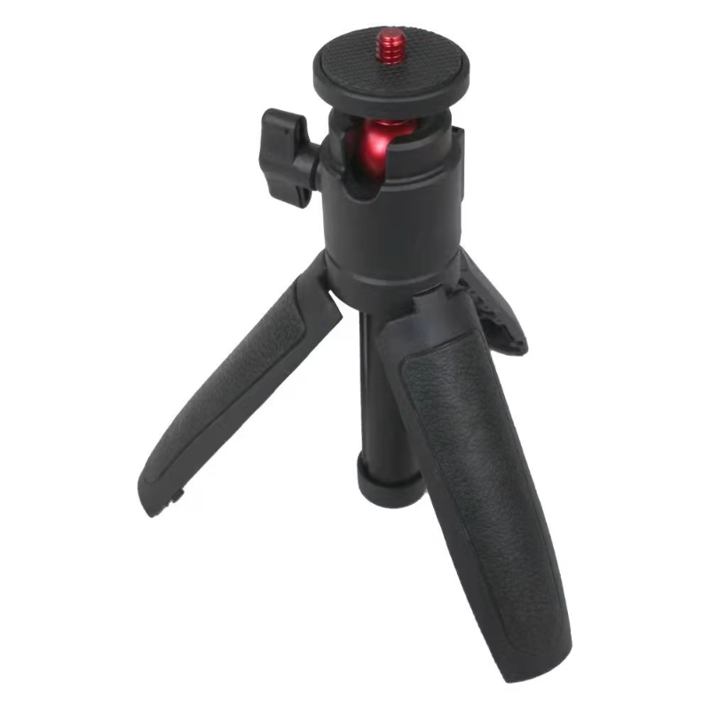 Kinfuto camera mini tripod stand selfie stick GT-58,Universal Screw Phone Tripod Stand with 360 degree Ball Head & Cold Shoe