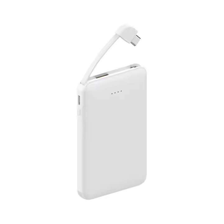 2024 new products Built-in iphone cable PD20W Portable Charger Power Bank 5000mah for iphone 16