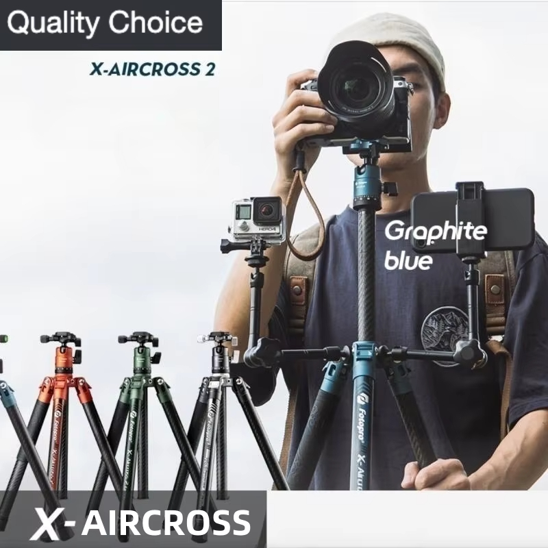 Fotopro Professional Quality Fiber Lightweight Universal Remote Operation Carbon Digital Dslr Camera Stand Tripod