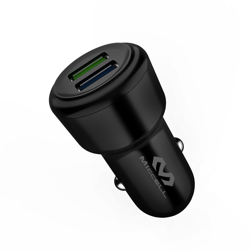 MICCELL charger car dual usb port 5V 2.4A with package car chharger adapter 2 usb car charger for mobile phone