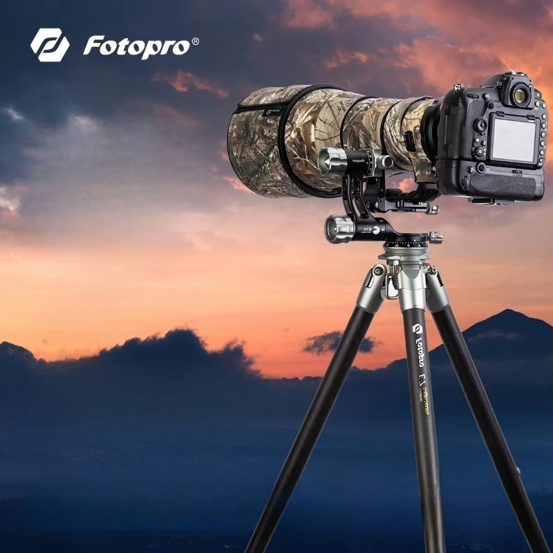 Extreme Weather Telescope Photography Video Aluminium video camera tripod with Fluid Ball Head caza tiro de aves polowanie