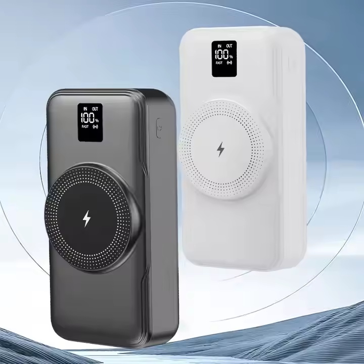 Magnetic 10000mAh 22.5W PD+QC3.0 wireless Chargers Power Bank 20000 mAh power station Power Supplies Portable Charger