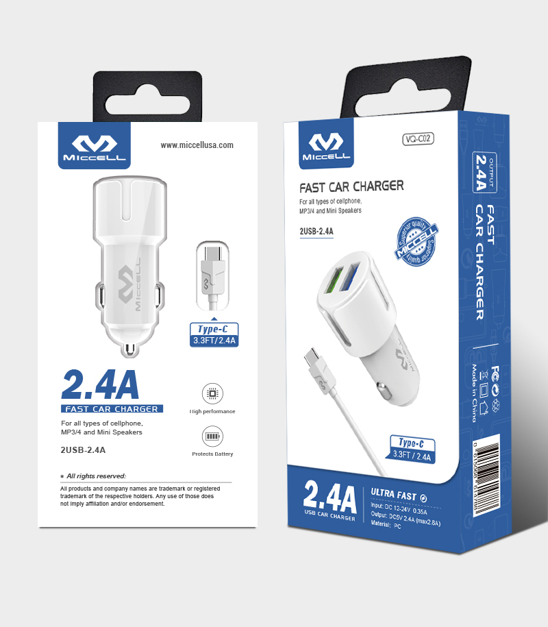 OEM cargador dual 2 usb auto rapidos bateria enchufe cargador de celular para auto usb auto cargador for xiaomi