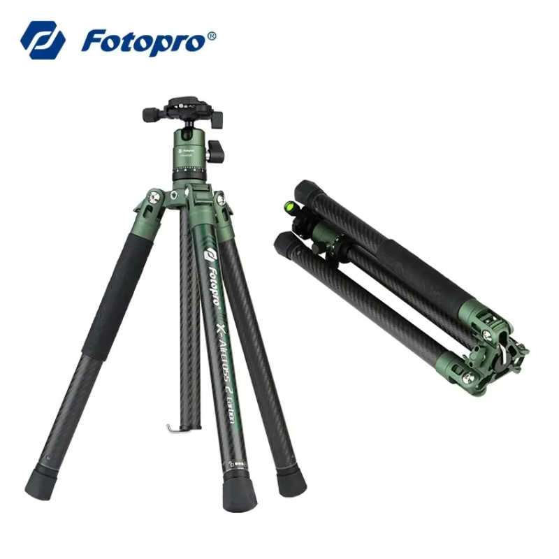 Professional Carbon Fiber Video Camera Digital Selfie Stand Tripod Outdoor Travel Adjustable Folding Shooting Dslr Camera Tripod
