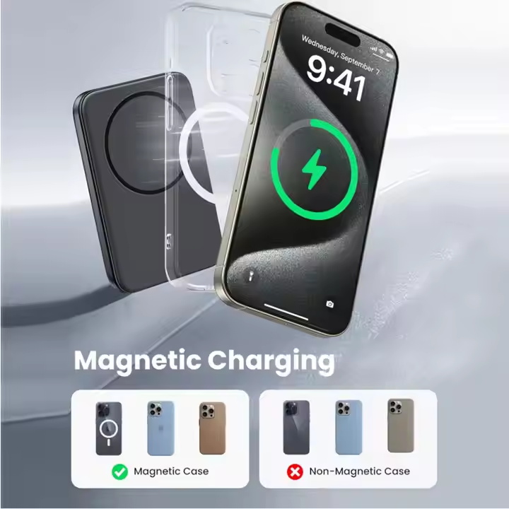 LANY 1260110-10000(mAh) New Arrival 5000mah Portable Strong Magnetic Fast Charging Wireless Mini Power Bank