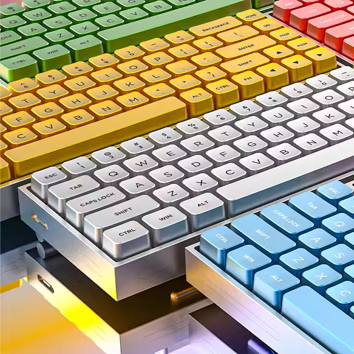 New Design 68 Keys Magnetic Switch Mechanical Keyboards Full Aluminium Keycaps RGB Gaming Mechanical Keyboard for E sport Gamer