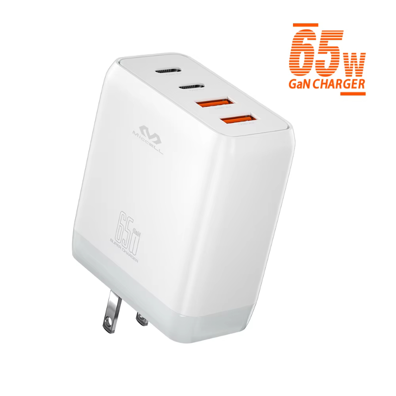 Veaqee GaN charger 65w fast charging 4 ports usb c pd fast charger typc c 65w usb gan charger for mobile phone laptop