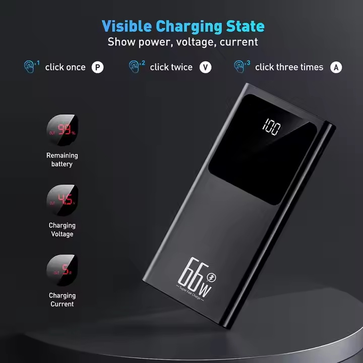 LANY Portable Powerbank 10000mAh OEM Fast Charge Ultra Thin Slim Smart Power Bank