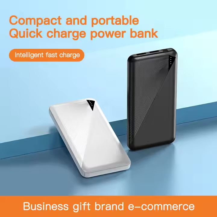 LANY Powerbank 10000mAh 2.1A Mini Power Bank 10000mAh Capacity Fast Charging Power Station