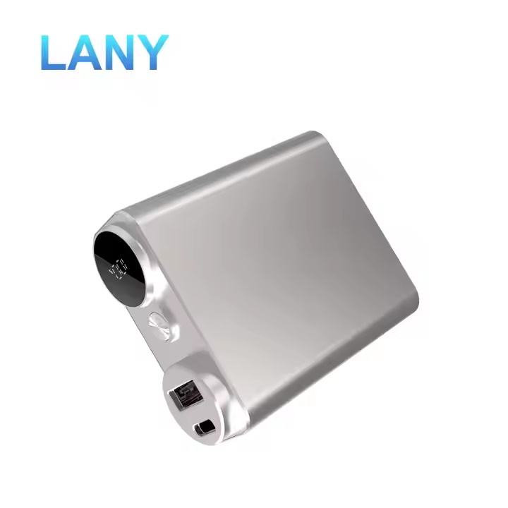 LANY Custom logo Fast Quick Charge 10000mAh Power Banks Mobile Phone Portable Powerbank Charger Wireless Power Bank