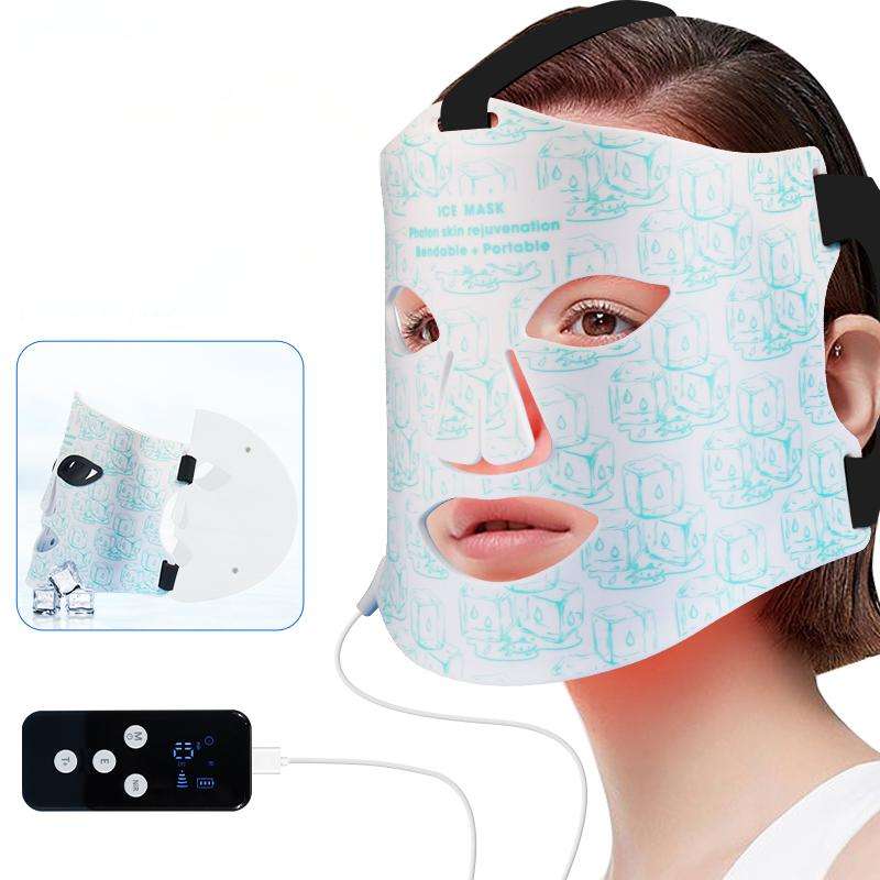460nm 660nm 850nm Near Infrared Skin Care Devices Led Facial Face Red Light Therapy Mask