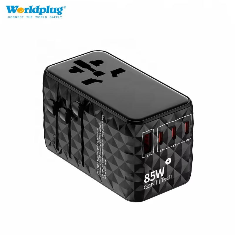Worldplug Fast Charging 85W Type-C Universal Plugs & Sockets Worldwide Travel Chargers & Adapters