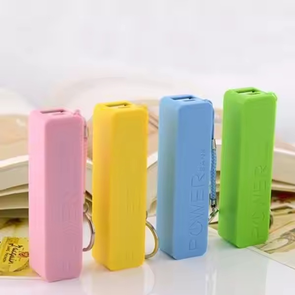 Portable Battery Charger Cylinder Small Power Bank Colorful Perfume 2600mah With High Quality