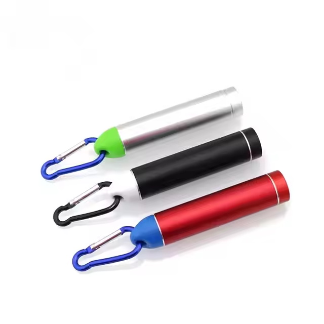 High Quality Portable Mini Power Bank Electronics Portable Charger Carabiner 2000mah Iphone/Ipad/Samsung Galaxy