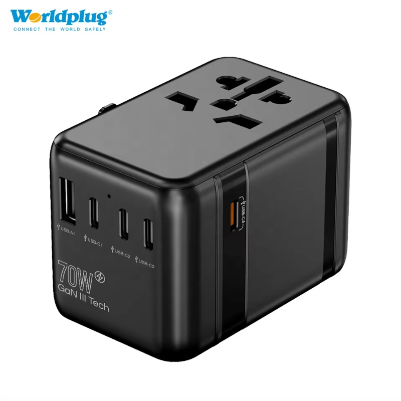 Worldplug PD 42W Fast Charge Europe Plug Sockets Adaptor Type CGAI Outlet World Travel Power Adapter