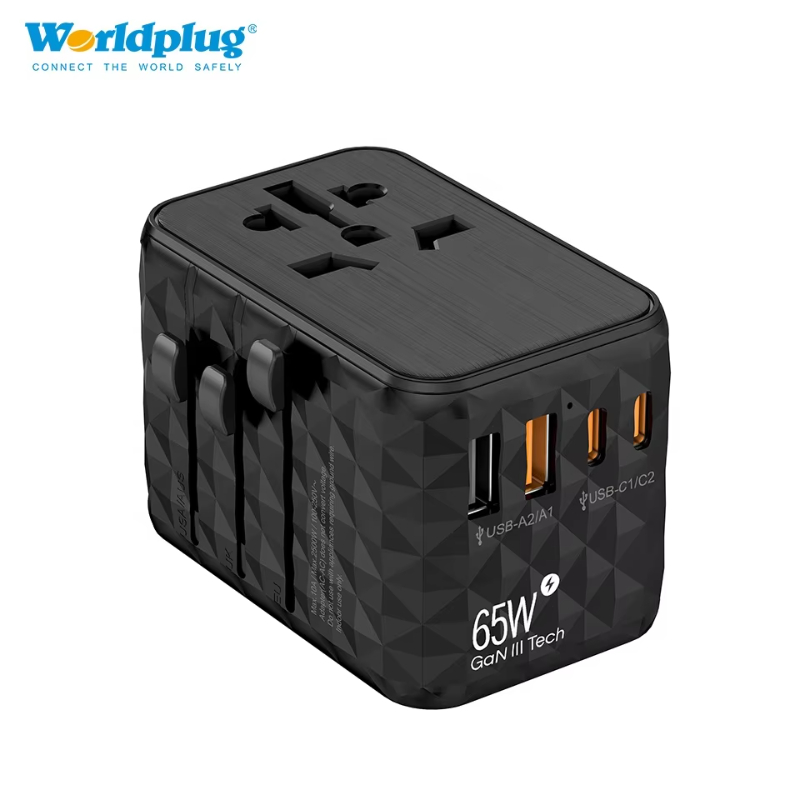 Worldplug PD 70W Fast Charge Mobile Phone Tablet Charging Travel Adapter International Universal Charger Adaptor
