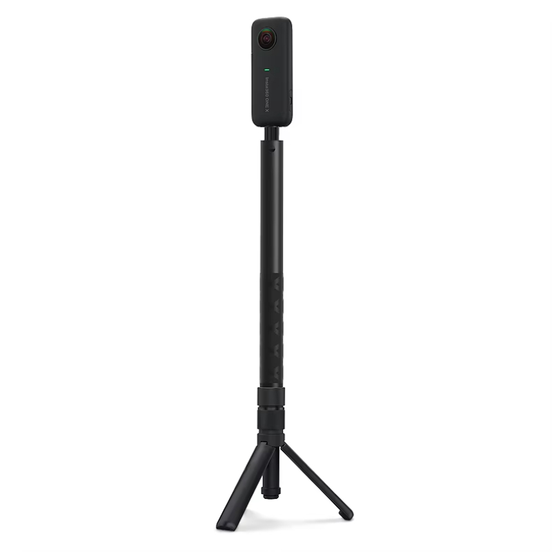 Wholesale Extendable 111cm Invisible Selfie Stick Extended Rod 360 Rotation Bullet Time Handle Tripod Combo for ONE X X2 X3 R