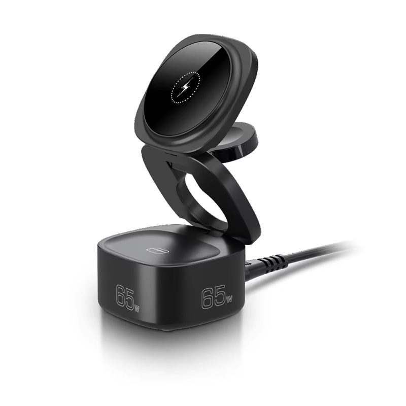 5-in-1 Wireless Charging Station with 65W USB-C Adapter