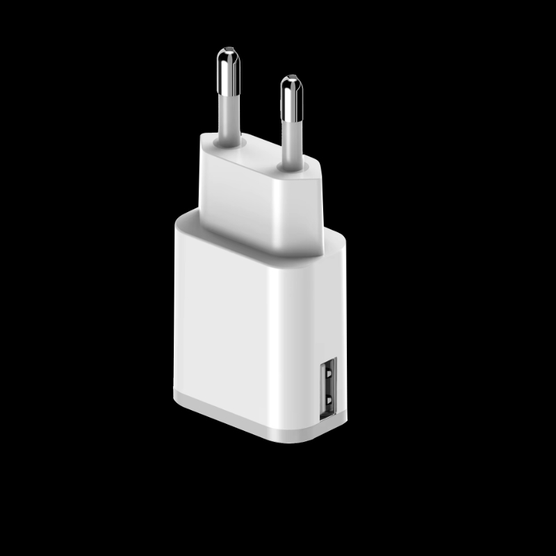 2024 ABP White USB Wall Charger with KC Plug 5V1A 5W OVP_OCP Protection for Mobile Phones Tablets Earphones KC Socket Standard
