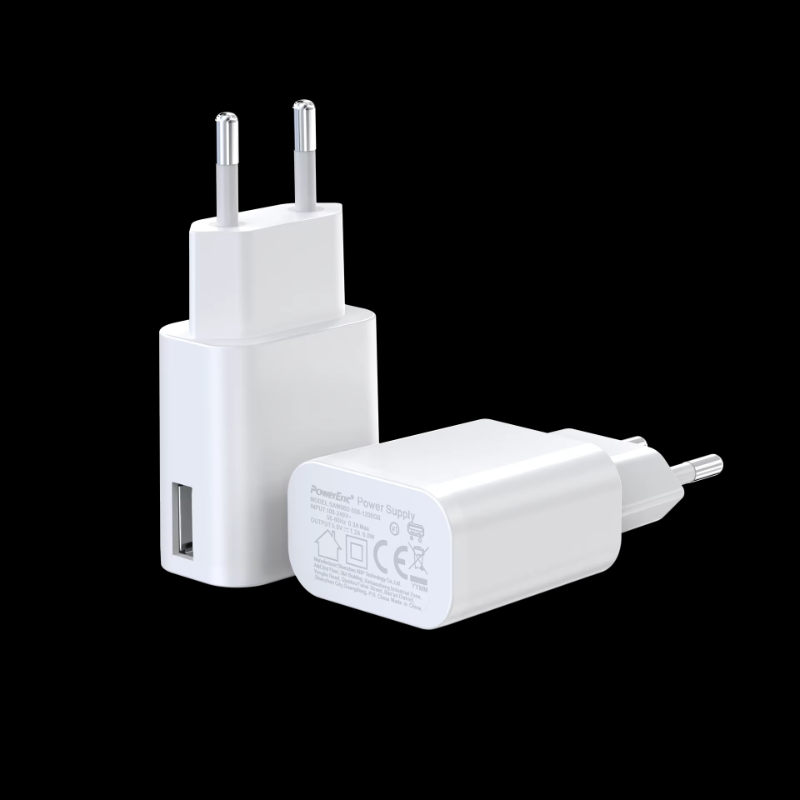 CB_CCC_CE_FCC_KC_PSE_UL_SAA certifications Super Fast 6W USB Charger with US,UK,EU,AU Plug use for Earphone, Smart Watch