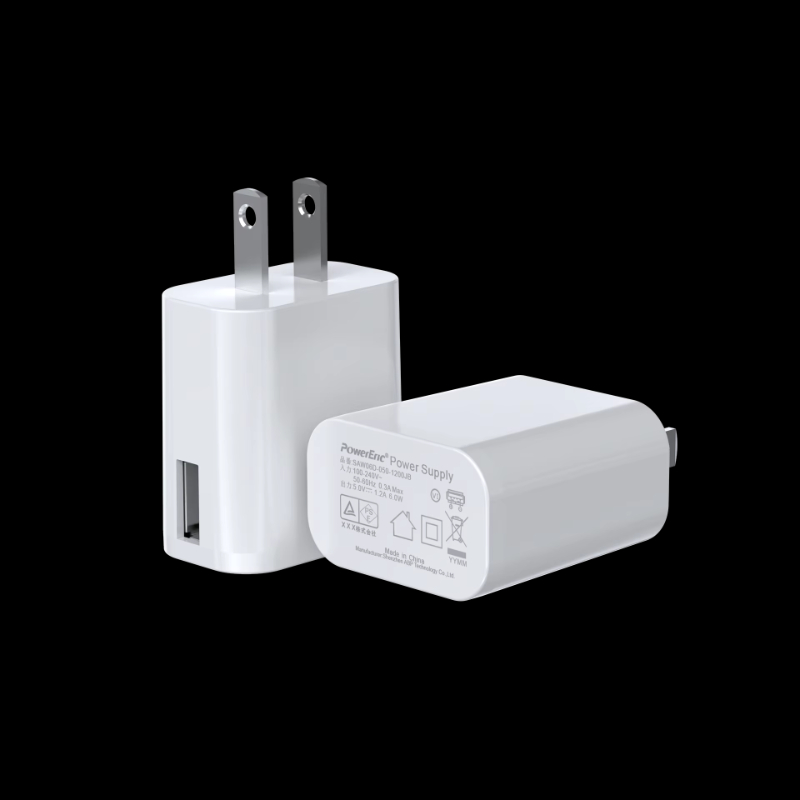 hot selling usb 5V1A 5 amp 5v 1a usb phone charger adapter from big factory with UL CE FCC approved USA UK & European plug