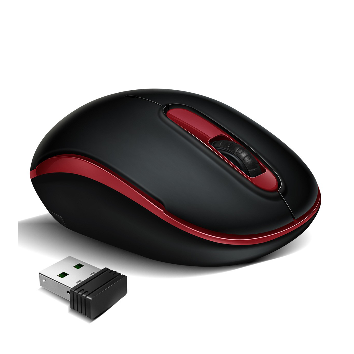 Optical Computer Mouse Wireless Office Ergonomic 2.4G Wireless Mouse Compatible With Multiple Devices