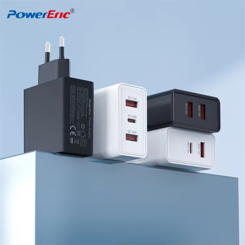 USB C Charger 40W PD Fast Charging Charger QC 3.0 3 Ports Type C Mobile Phone Charger Power Adapter for Samsung Xiaomi iPhone14