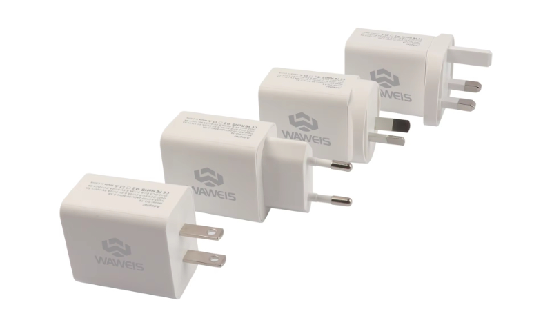 UK AU US EU Mobile Charger pq 18w Charger Type C and QC 3.0 18W Charger