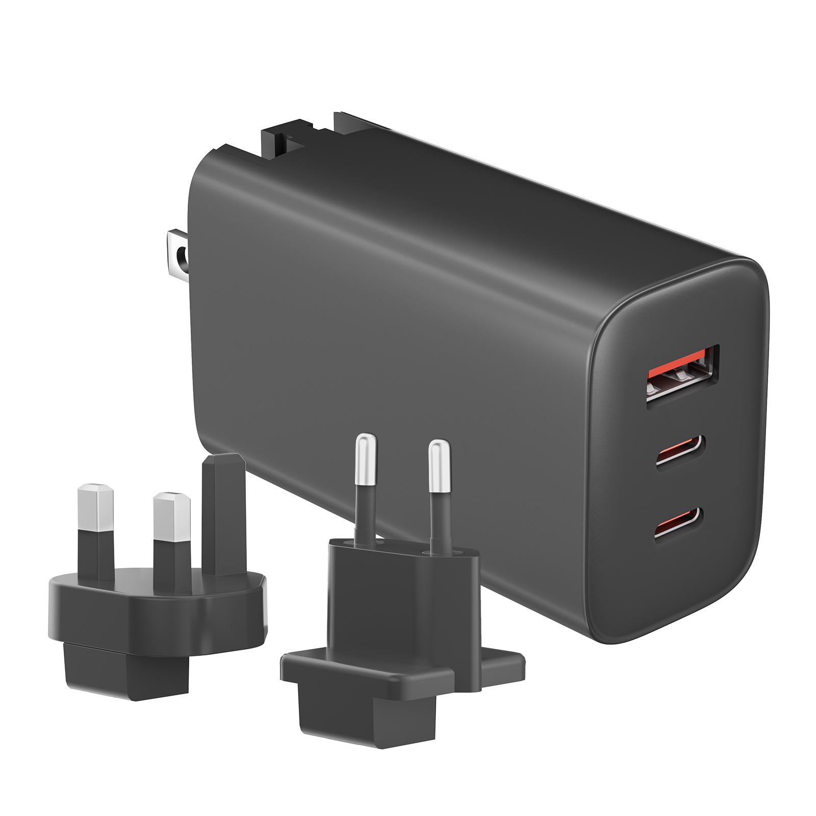 Wholesale Travel 65W GaN 3-Port Super Fast Charging Wall Charger