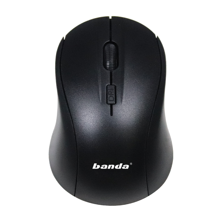 Banda G620 Wireless Mouse Convenient Portable Mini Computer Mouse for PC Original Office Black Battery Usb Optical ABS Plastic