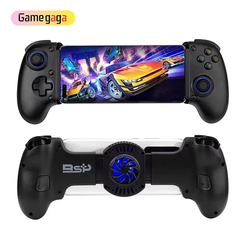 A BSP D10 D10S Stretching Cooling Game Controller For SWITCH Android iOS Tablet P3 P4 Gamepad Streaming