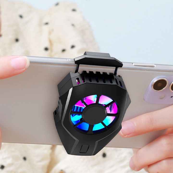 L01 Mobile Phone Cooling Fan Cooler Cold Wind Handle Fan for Smart Phone Radiator Cooling