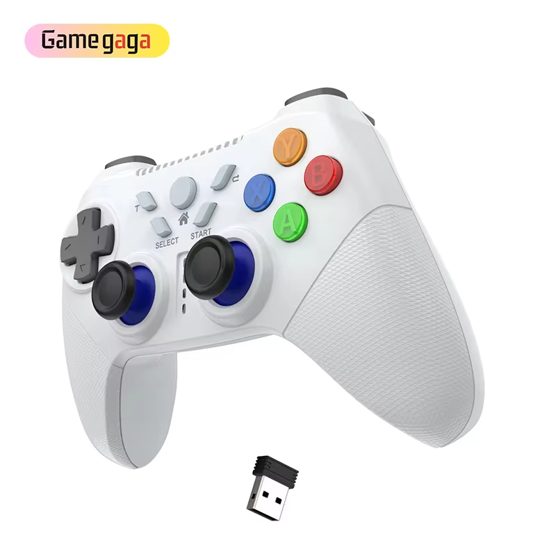 A P6 2.4G Wireless Controller ABS Joystick Gamapad Vibration Motor Gaming Compatible With PC P4 p3 Mobile phone